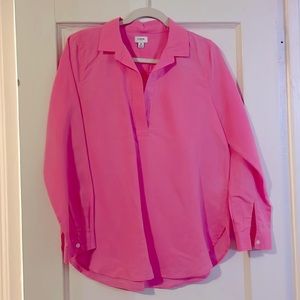 EUC JCrew pink cotton tunic